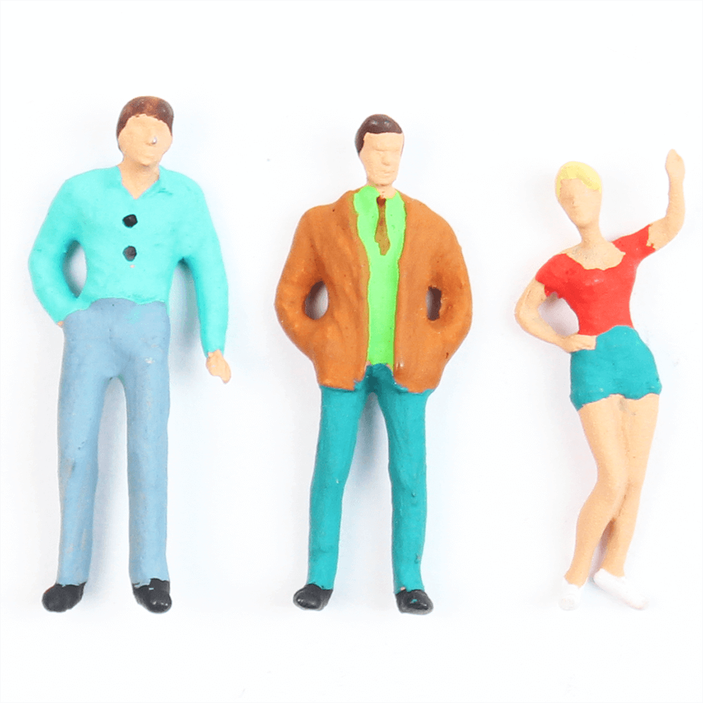 Figuras Para Maquetes 1/75 2268 Minitec 03 Peças